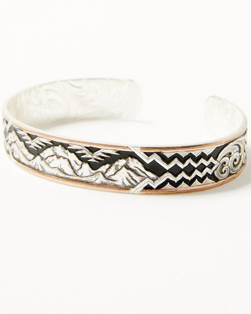 Montana Silversmiths X Ian Munsick Blacktooth Cuff Bracelet