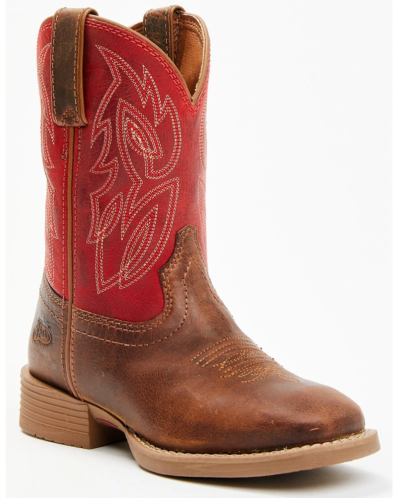 Justin Boys' Canter Western Boots - Square Toe