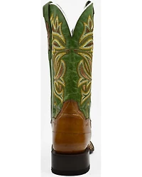 Dan Post Women's Exotic Eel Skin Western Boot - Broad Square Toe