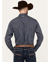 Ariat Men's Everly Geo Print Long Sleeve Snap Western Shirt