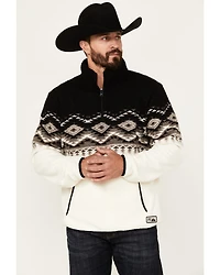Powder River Outfitters by Panhandle Men's Southwestern Print Zip Pullover