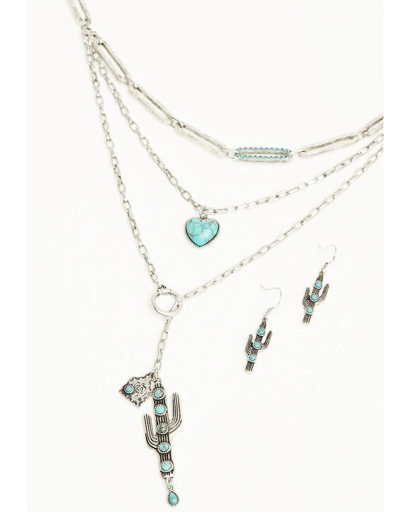Shyanne Women's Wildheart Layered Jewelry Set - 2 Piece
