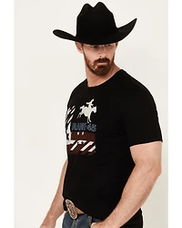 RANK 45® Men's Alban Western Horse Short Sleeve Graphic T-Shirt