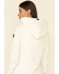 Wanakome Women's Artemis Cowl Neck Hooded Sweatshirt