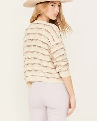 Molly Bracken Women's Striped Button Down Cardigan