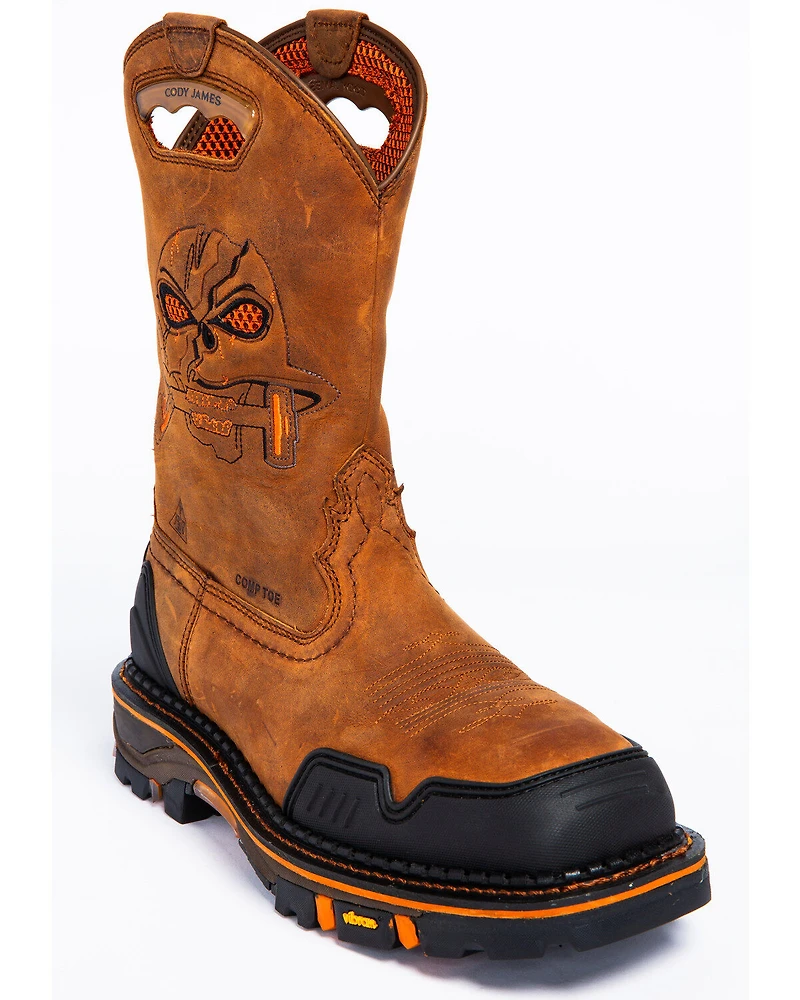 Cody James Men's 11" Decimator Western Work Boots - Nano Composite Toe