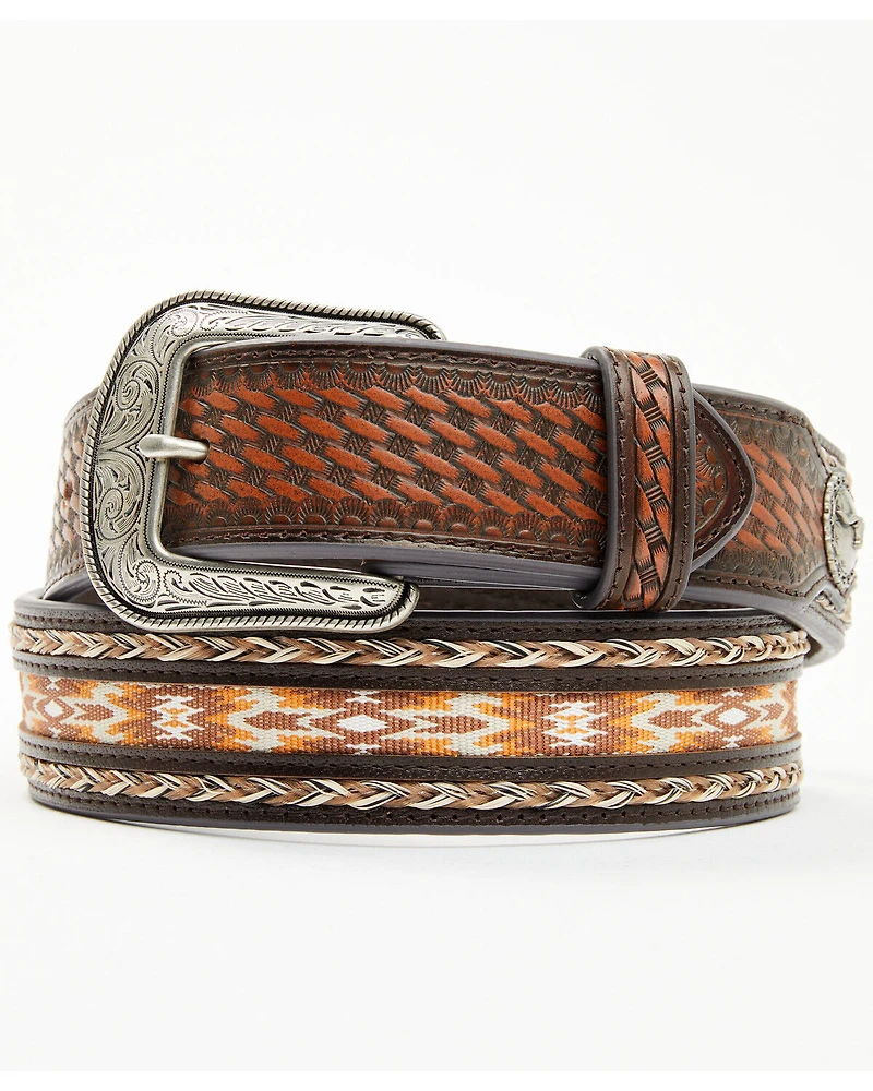 Cody James Men's Atwood Southwestern Inlay Belt