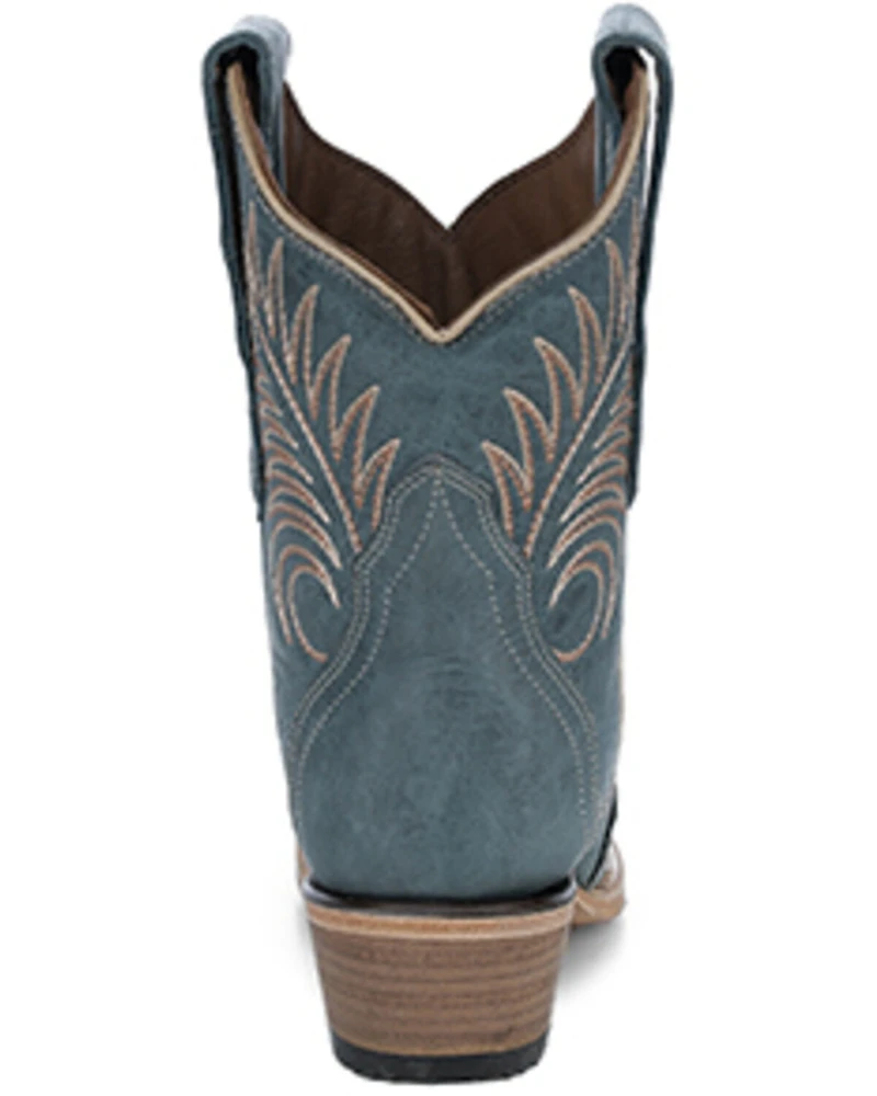 Circle G Women's Embroidered Ankle Booties - Snip Toe
