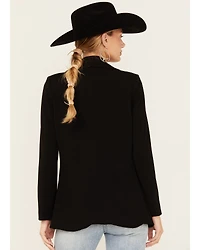 Boom Jeans Women's Crystal Embellished Blazer