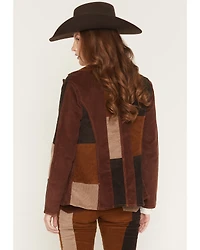Wrangler X Lainey Wilson Women's Corduroy Patchwork Blazer