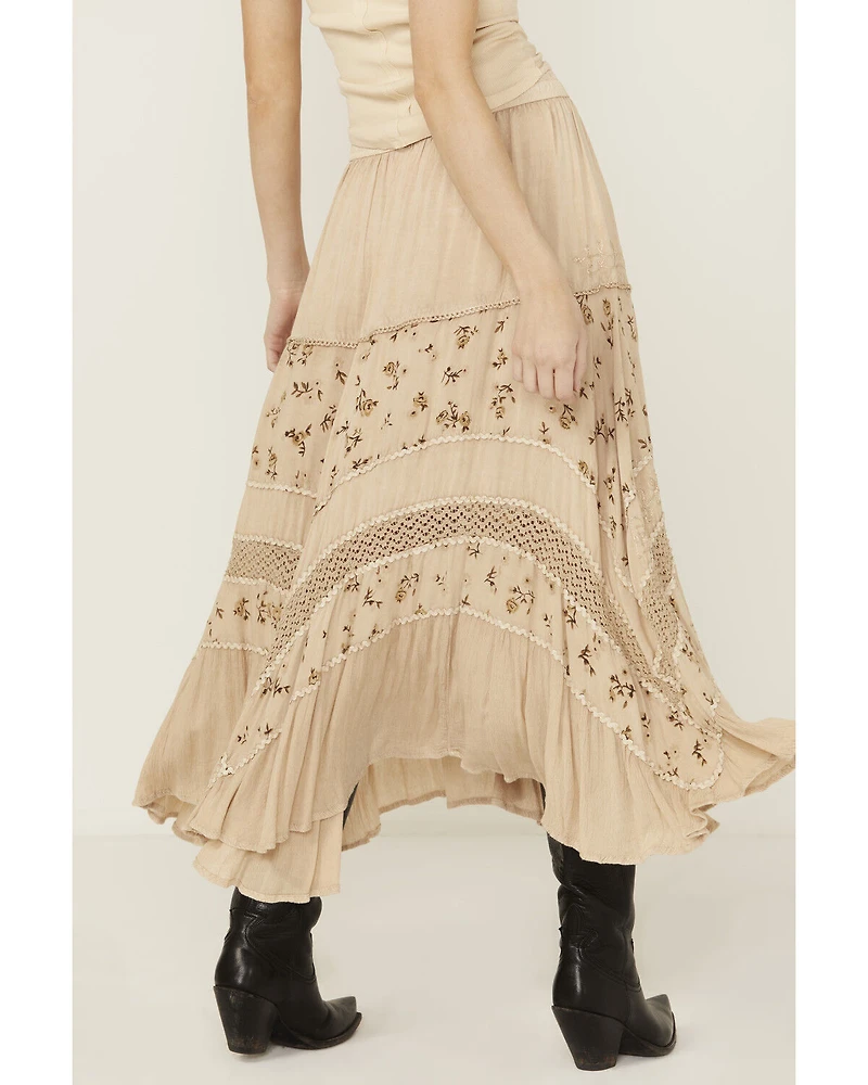 Scully Women's Floral Print Midi Skirt
