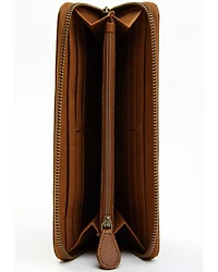 Shyanne Women's Brown Hair-On Wallet