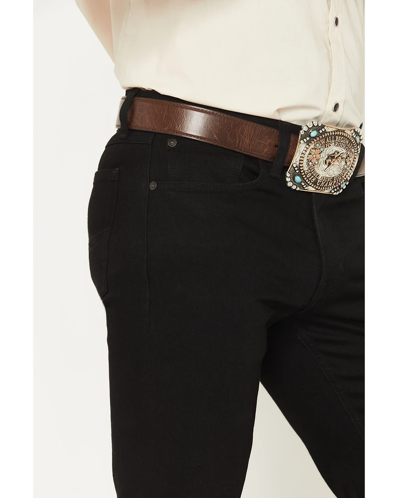 RANK 45® Men's Midnight Wash Brock Relaxed Bootcut Performance Stretch Denim Jeans
