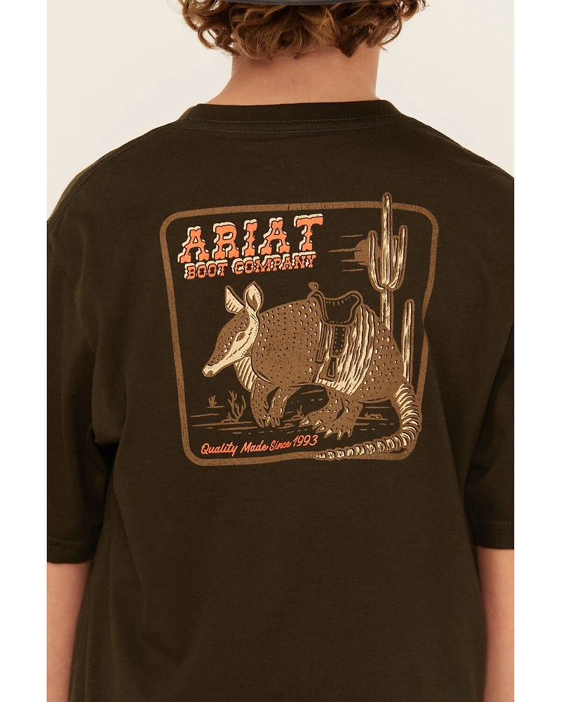 Ariat Boys' Armadillo Short Sleeve Graphic T-Shirt