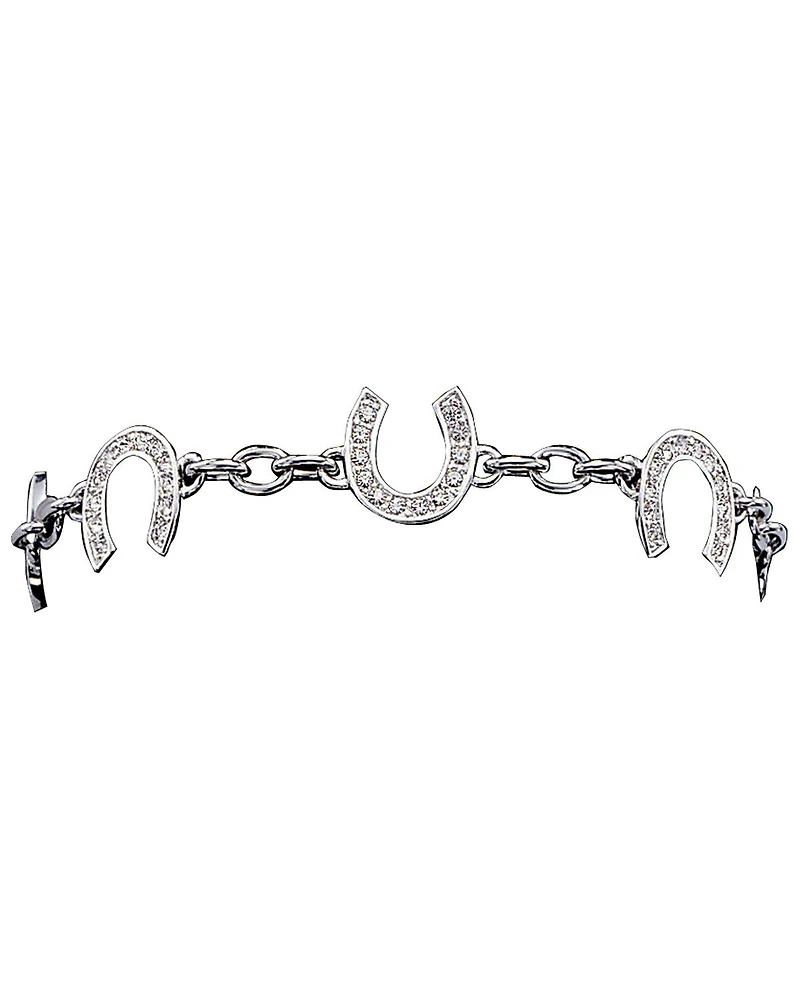 Montana Silversmiths Women's Rhinestone Horseshoe Bracelet