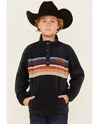 Cinch Boy's Striped Polar Fleece Pullover