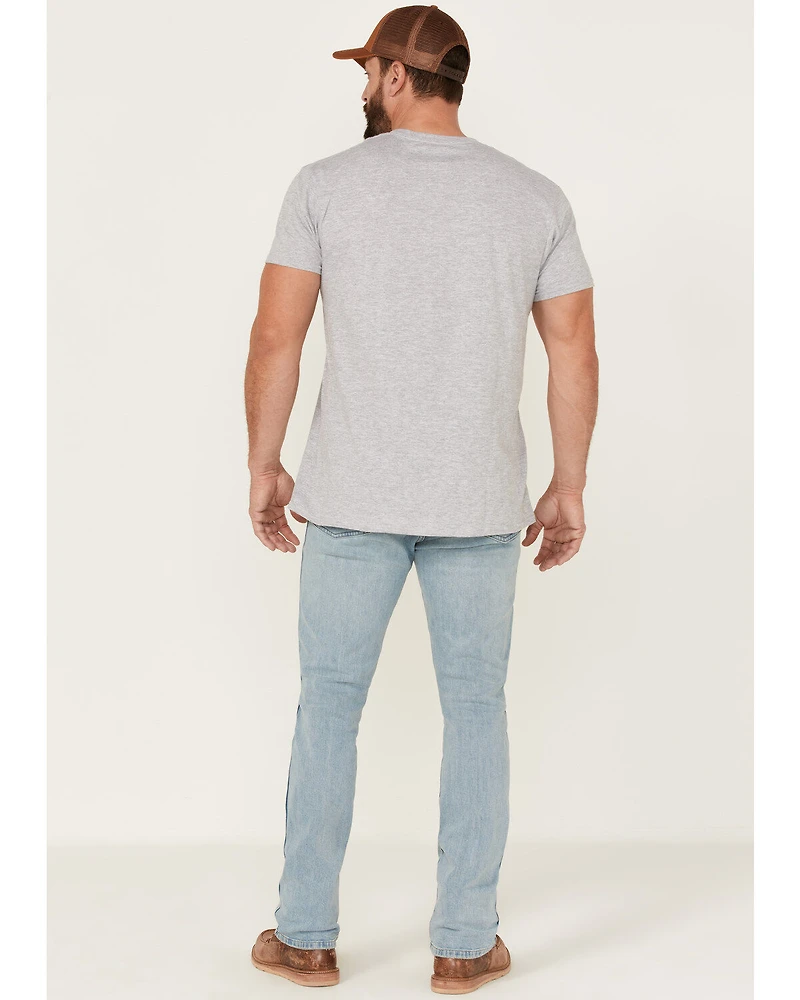 Wrangler X Fender Men's Greensboro Cowboy Rockstar Relic Distressed Regular Straight Jeans