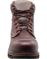 Ad Tec Men's 6" Tumbled Leather Comfort Work Boots - Soft Toe