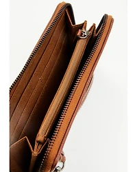 Shyanne Women's Frontier Southwestern Woven Leather Wallet