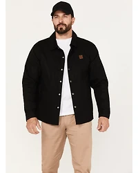 Brixton Men's Beta Coaches Solid Print Wind and Water Repellent Jacket