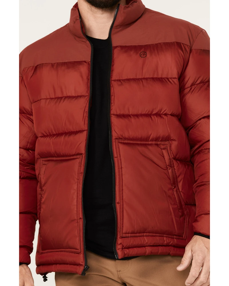 Wrangler ATS Men's All-Terrain Classic Zip-Front Puffer Jacket