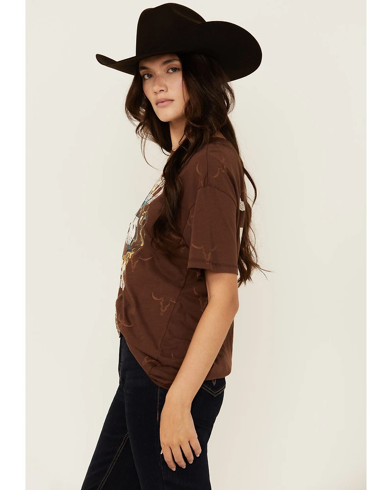 Shyanne Women's Ranchin' Workin' Ridin' Short Sleeve Graphic Tee