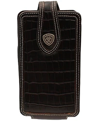 Ariat Men's Croc Print Large Cell Phone Case