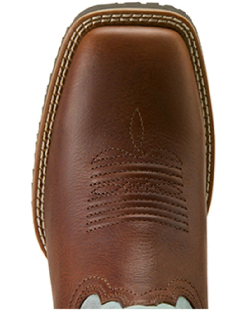 Ariat Women's Hybrid Ranchwork Performance Western Boots - Broad Square Toe
