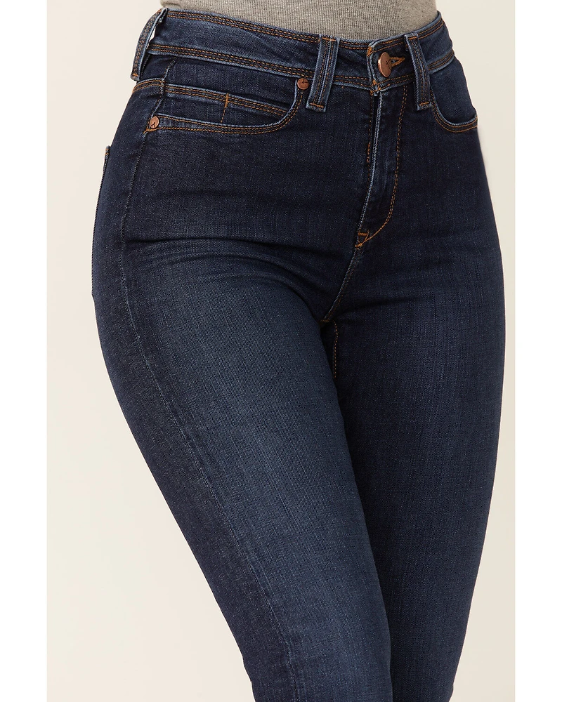 Lola Jeans Women's Medium Wash High Rise Straight