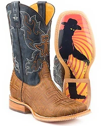 Tin Haul Men's A-Maze-In Western Boots - Broad Square Toe