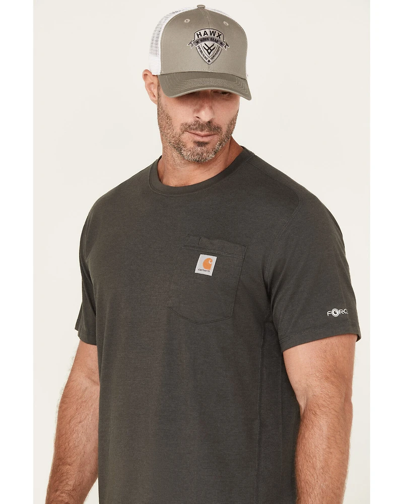 Carhartt Men's Force Relaxed Midweight Logo Pocket Work T-Shirt