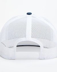 Lazy J Ranch Men's Willow Blue & White Large Patch Mesh-Back Ball Cap