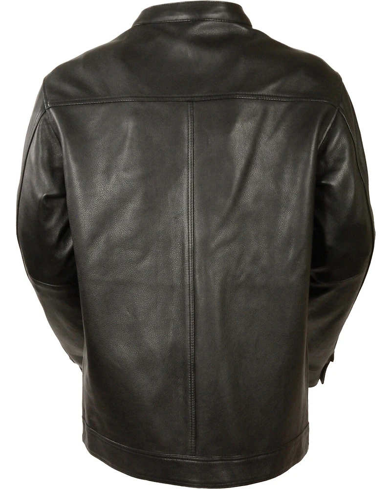 Milwaukee Leather Men's Black Club Style Shirt Jacket - Big 4X