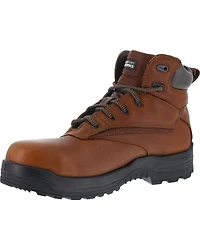 Rockport Men's More Energy Deer Tan 6" Lace-Up Work Boots - Composite Toe