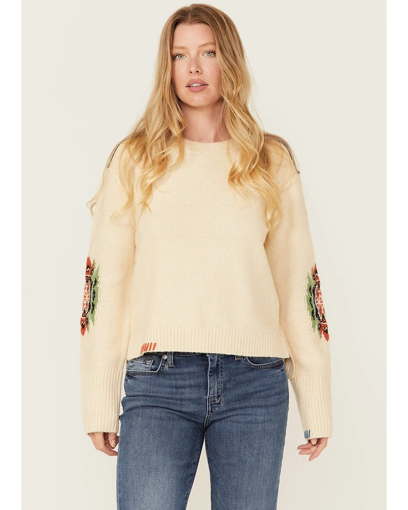 Cleo + Wolf Women's Colbie Southwestern Print Sweater