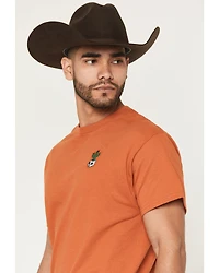 Riot Society Men's Cactus Skull Embroidered Short Sleeve T-Shirt