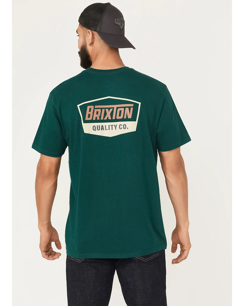 Brixton Men's Regal Logo Short Sleeve Graphic T-Shirt
