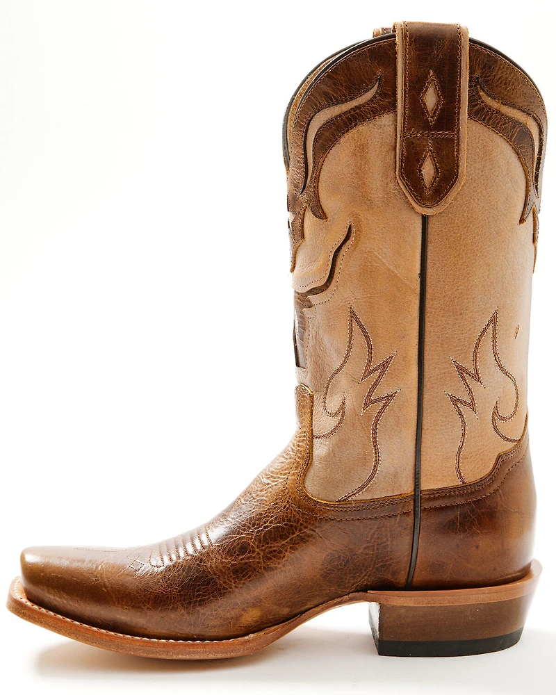 Moonshine Spirit Men's Showtime Inlay Western Boots - Square Toe
