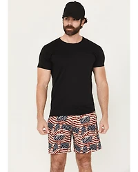 Ariat Men's US Flag Print Tek Shorts