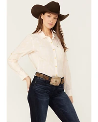 Ariat Women's Paisley Print VentTek Stretch Long Sleeve Button-Down Western Shirt