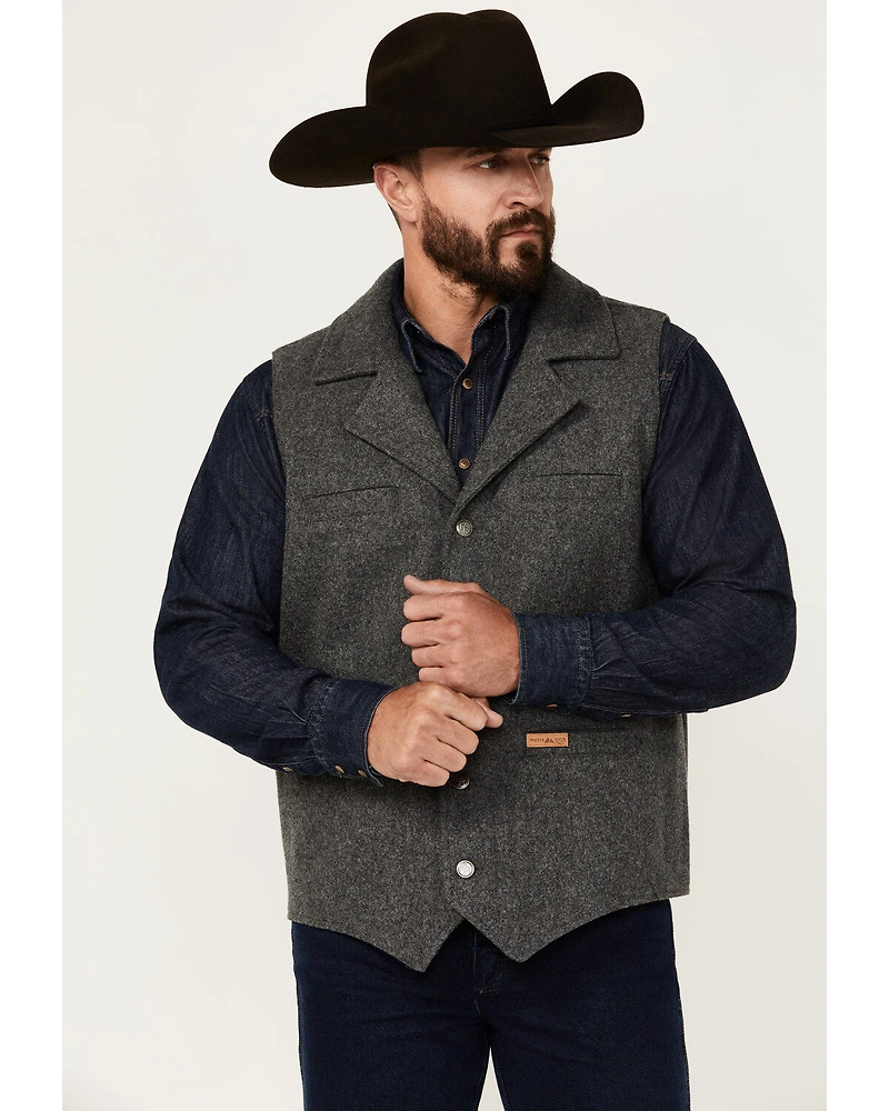 Panhandle Slim Men's Heathered Wool Vest