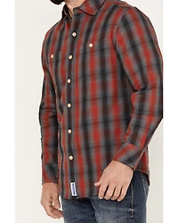 Resistol Men's Yuma Plaid Print Long Sleeve Button Down Western Shirt