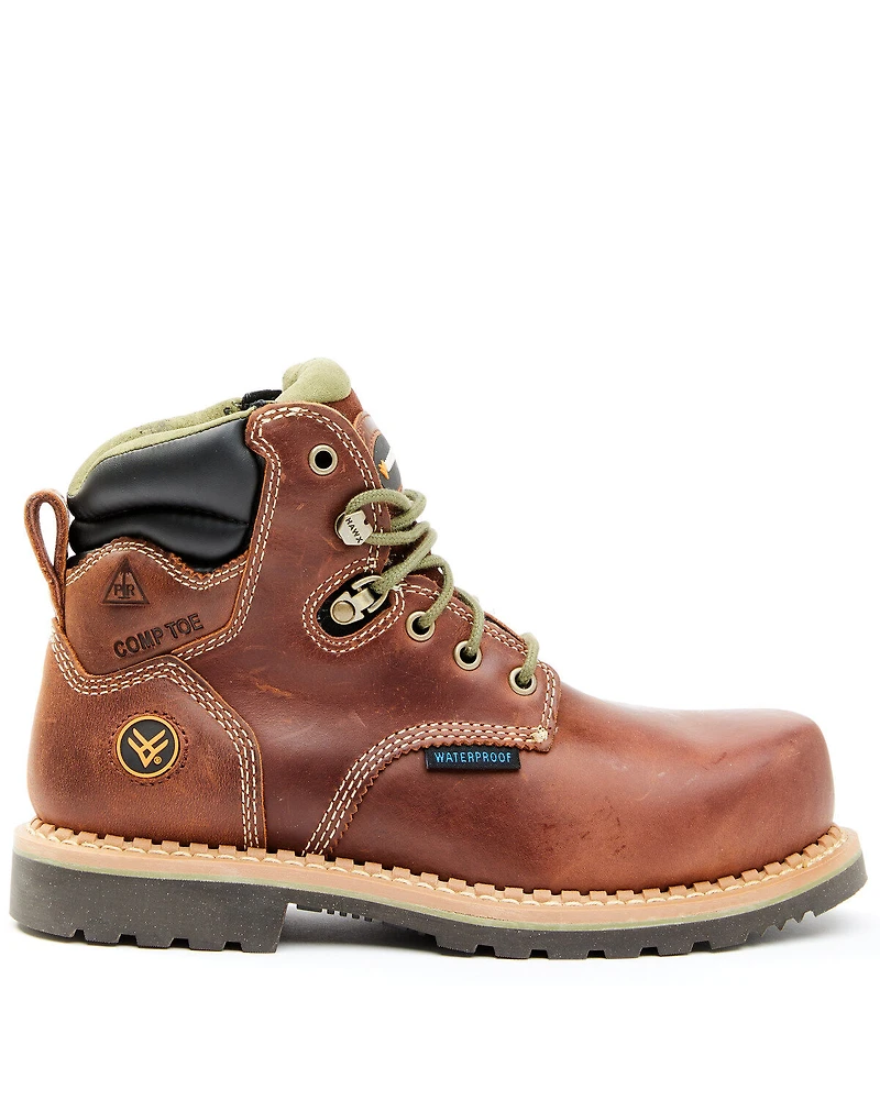 Hawx Women's Platoon Waterproof Work Boots - Composite Toe