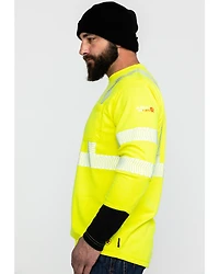 Ariat Men's FR Crew Hi-Vis Long Sleeve Work Shirt - Big