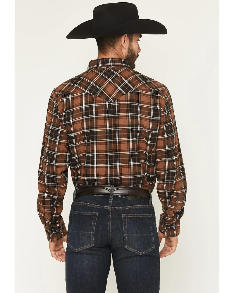 Cody James Black 1978™ Men's Caddis Plaid Print Long Sleeve Button-Down Western Shirt