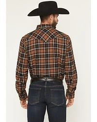Cody James Black 1978™ Men's Caddis Plaid Print Long Sleeve Button-Down Western Shirt
