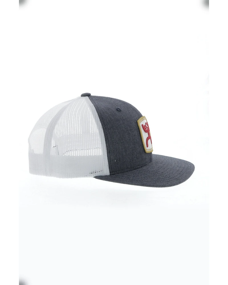 HOOey Boys' Grey Youth Zenith Mesh Back Trucker Cap