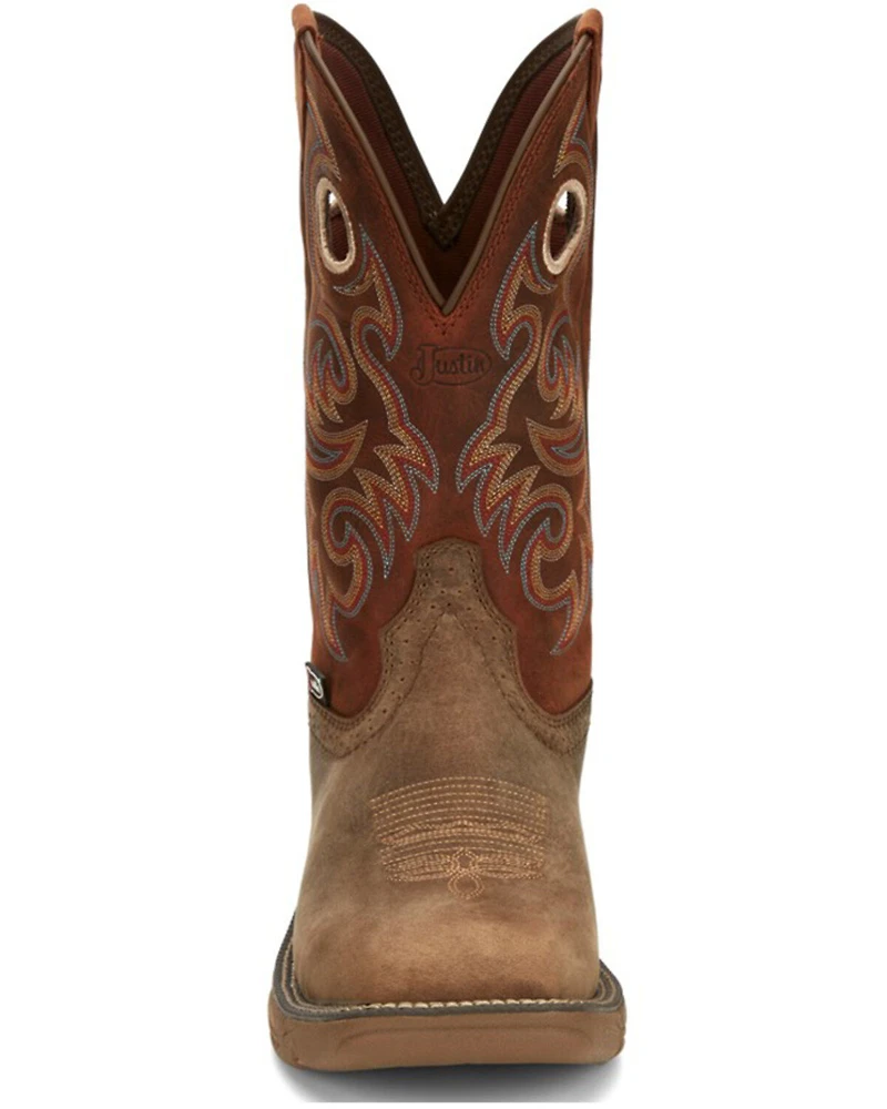 Justin Men's Rush Western Boots - Broad Square Toe