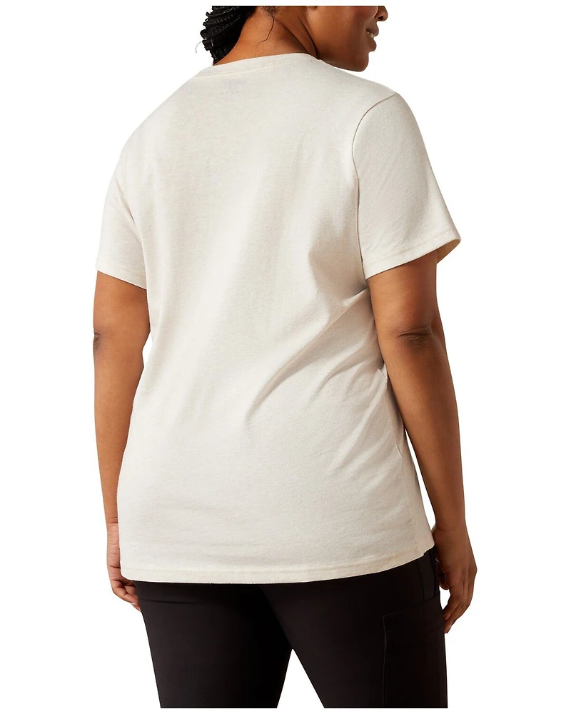 Ariat Women's Rebar Heather Short Sleeve Work Tee - Plus
