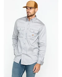 Carhartt Men's FR Solid Twill Long Sleeve Work Shirt